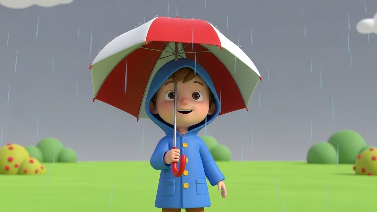 Rain, Rain, Go Away ☔ | Fun Sing Along Song for Kids | Classic Nursery Rhyme