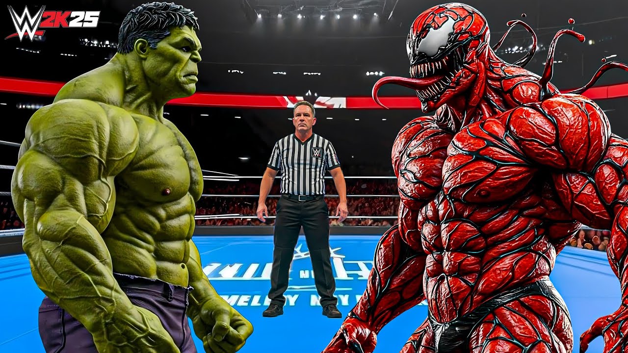 ХАЛК ПРОТИВ КАРНАЖА - ЭПИЧЕСКАЯ БИТВА | WWE 2K25