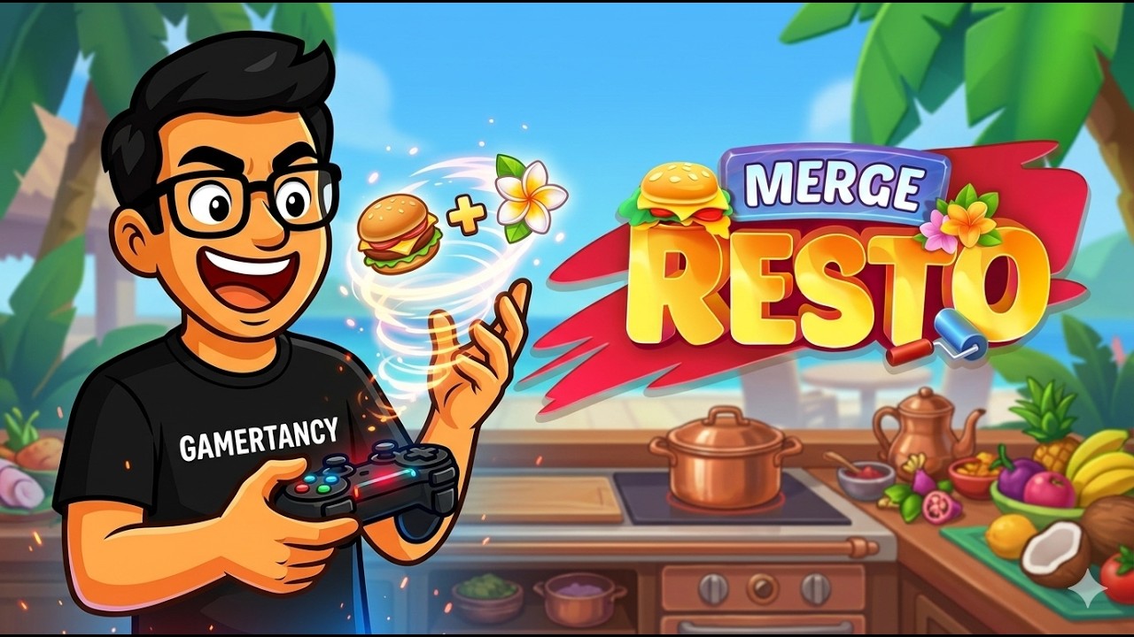 Merge Resto | Restaurant Revival Story and Satisfying Merge Progress 🍽️✨ | Gamertancy