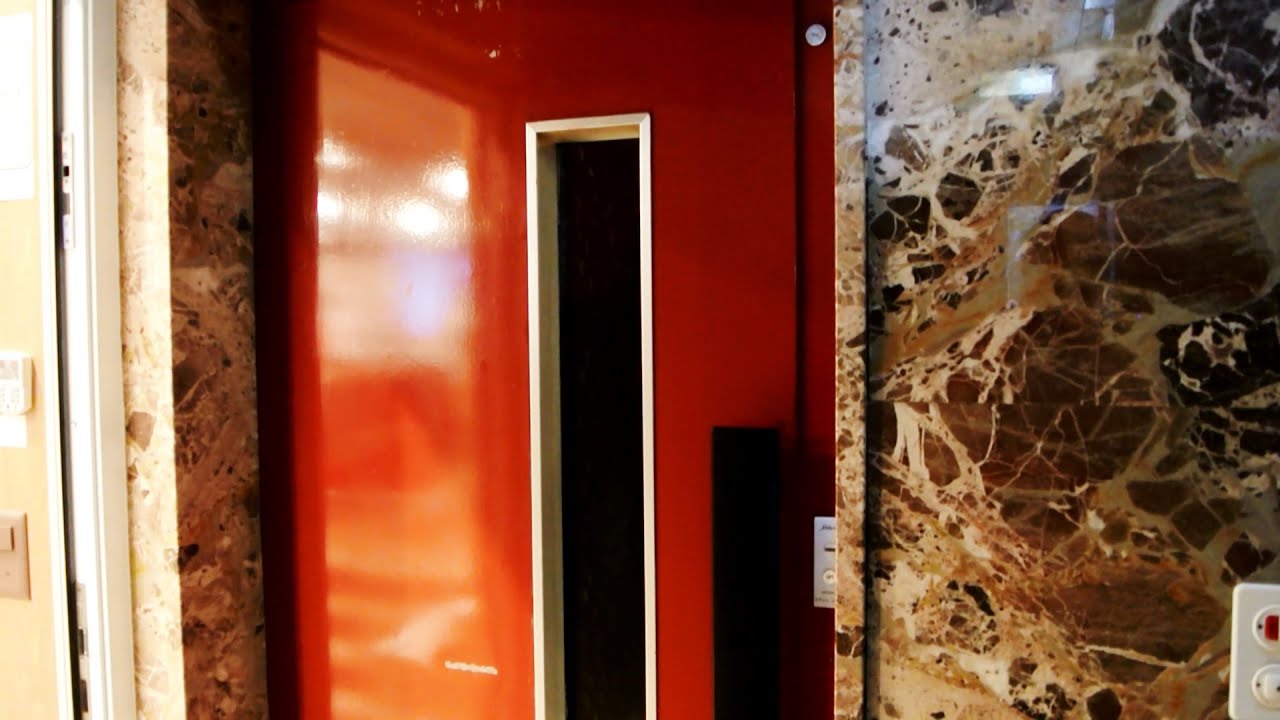 1960s Schlieren fast traction elevator (very busy) @ Via Pretorio 5, Lugano, Switzerland