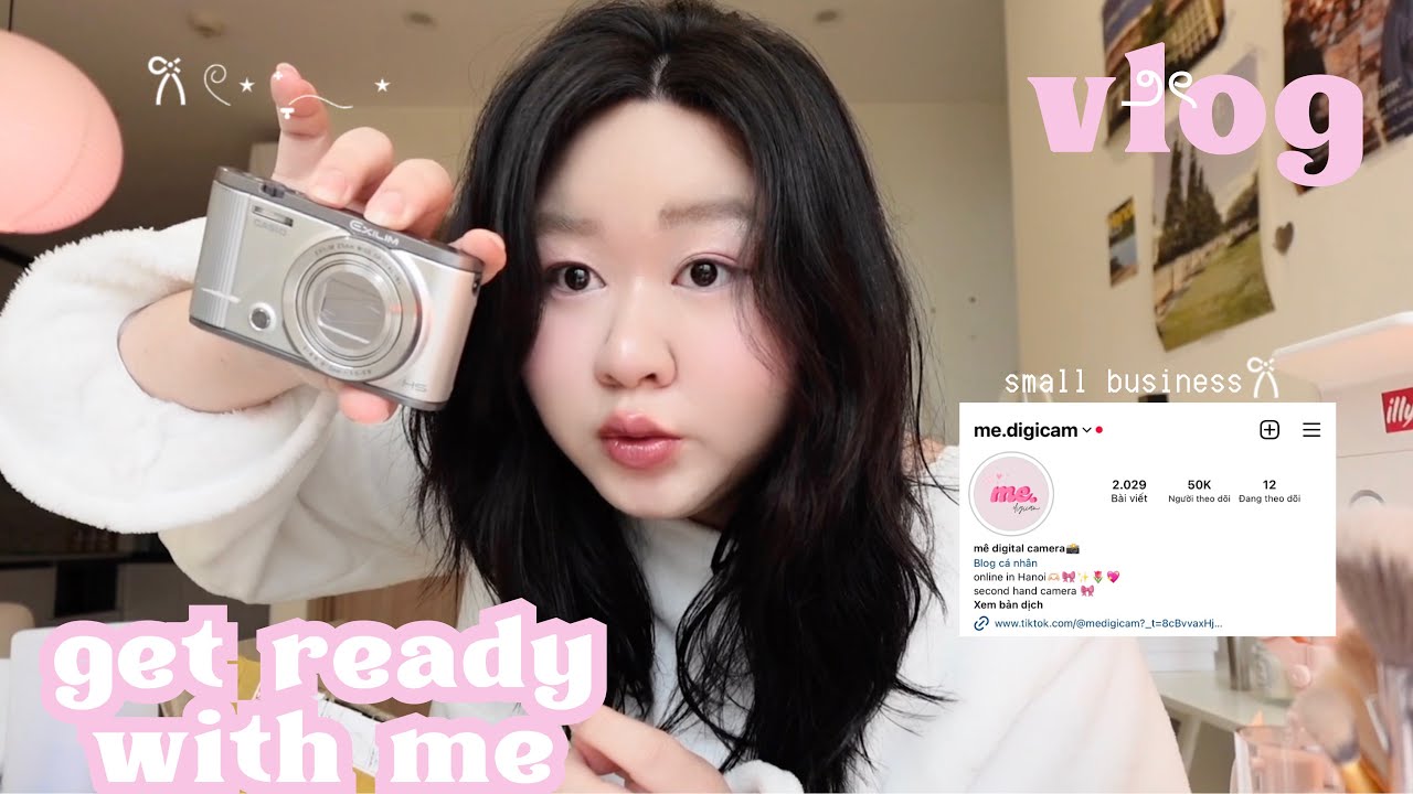 daily vlog 𐙚 𓏲⋆ ִֶָ ๋𓂃 ⋆ một ngày làm việc của chủ shop digicam 📸