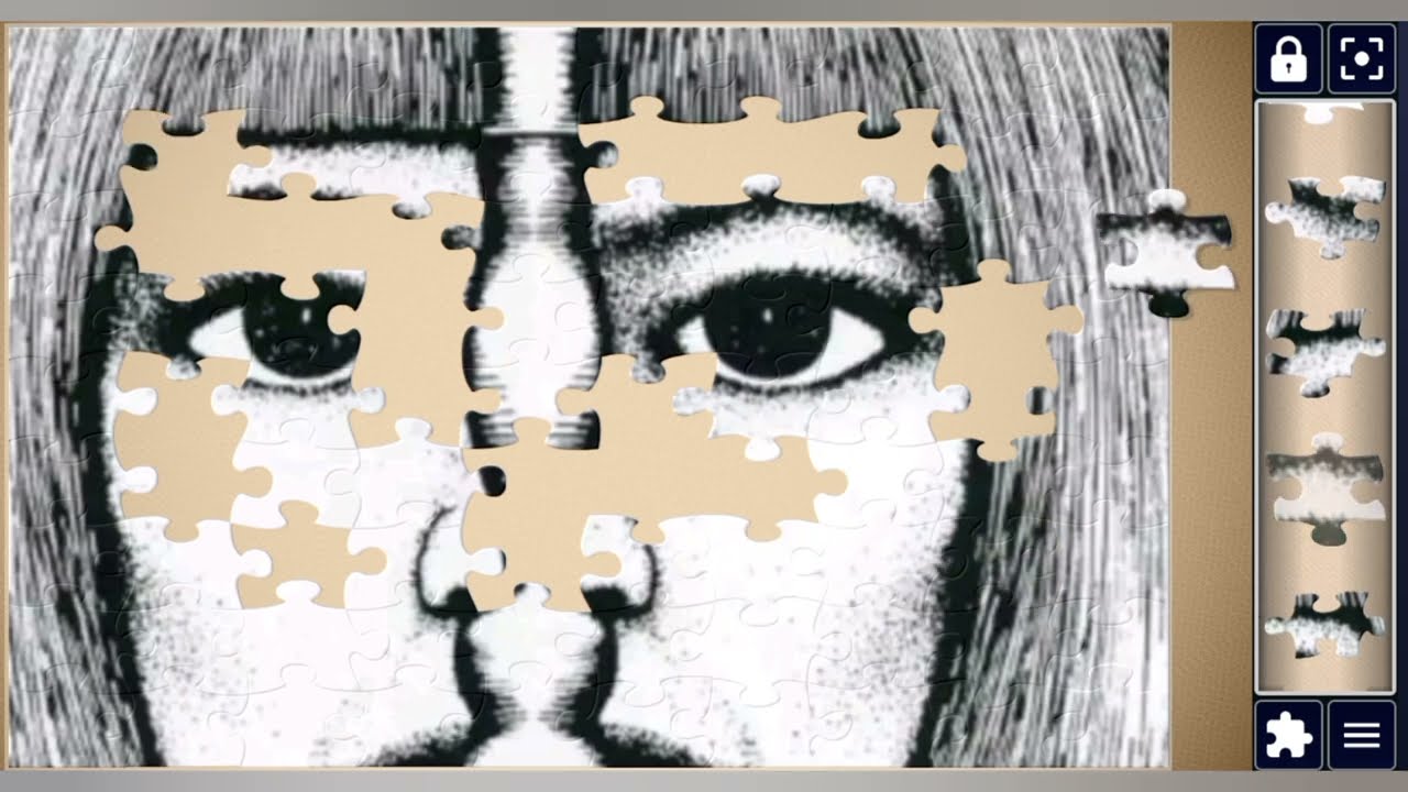 Optical Illusion jigsaw puzzle game 😵‍💫🥴👀🧩//@jigsawpuzzle45