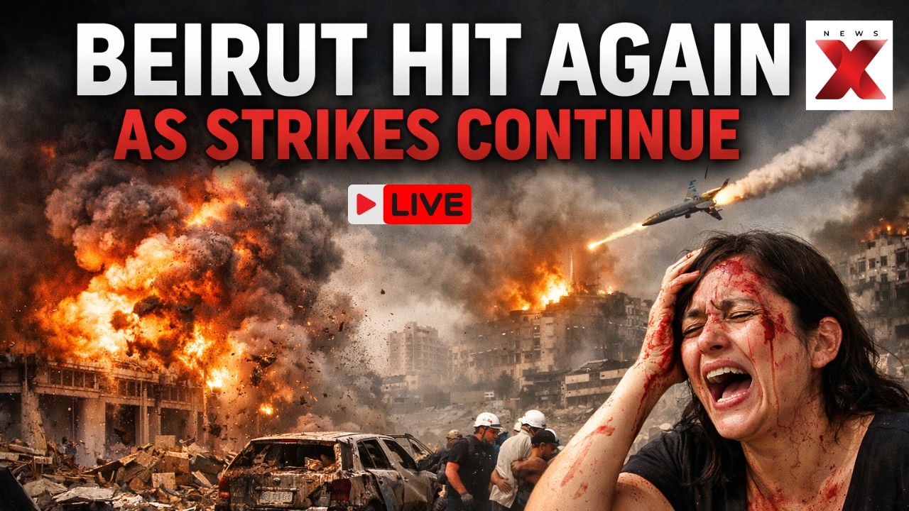 Fresh Explosions in Beirut LIVE | Hezbollah Fire Sparks Israeli Offensive, Beirut Suburbs Destroyed!