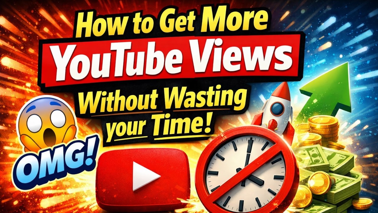 How to Get More YouTube Views Without Wasting your Time