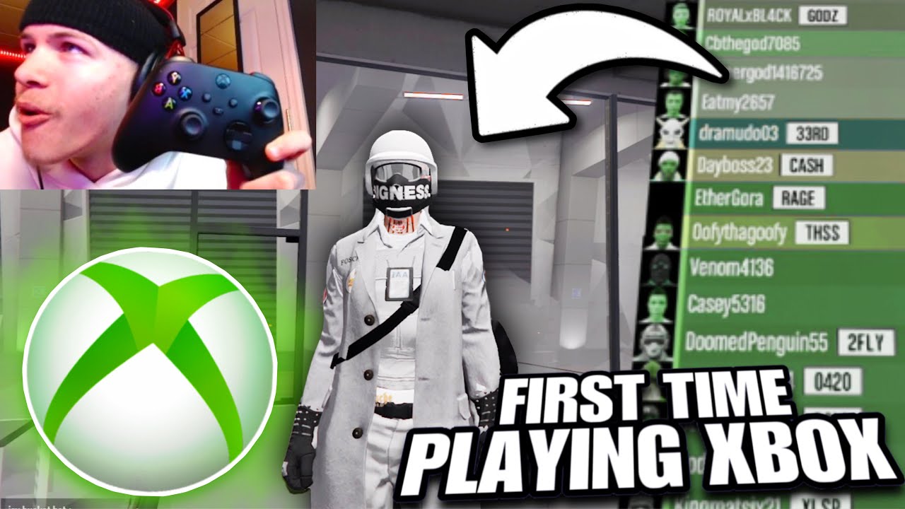 MY FIRST TIME PLAYING XBOX for GTA Online... (first time playing Xbox in 10 YEARS)