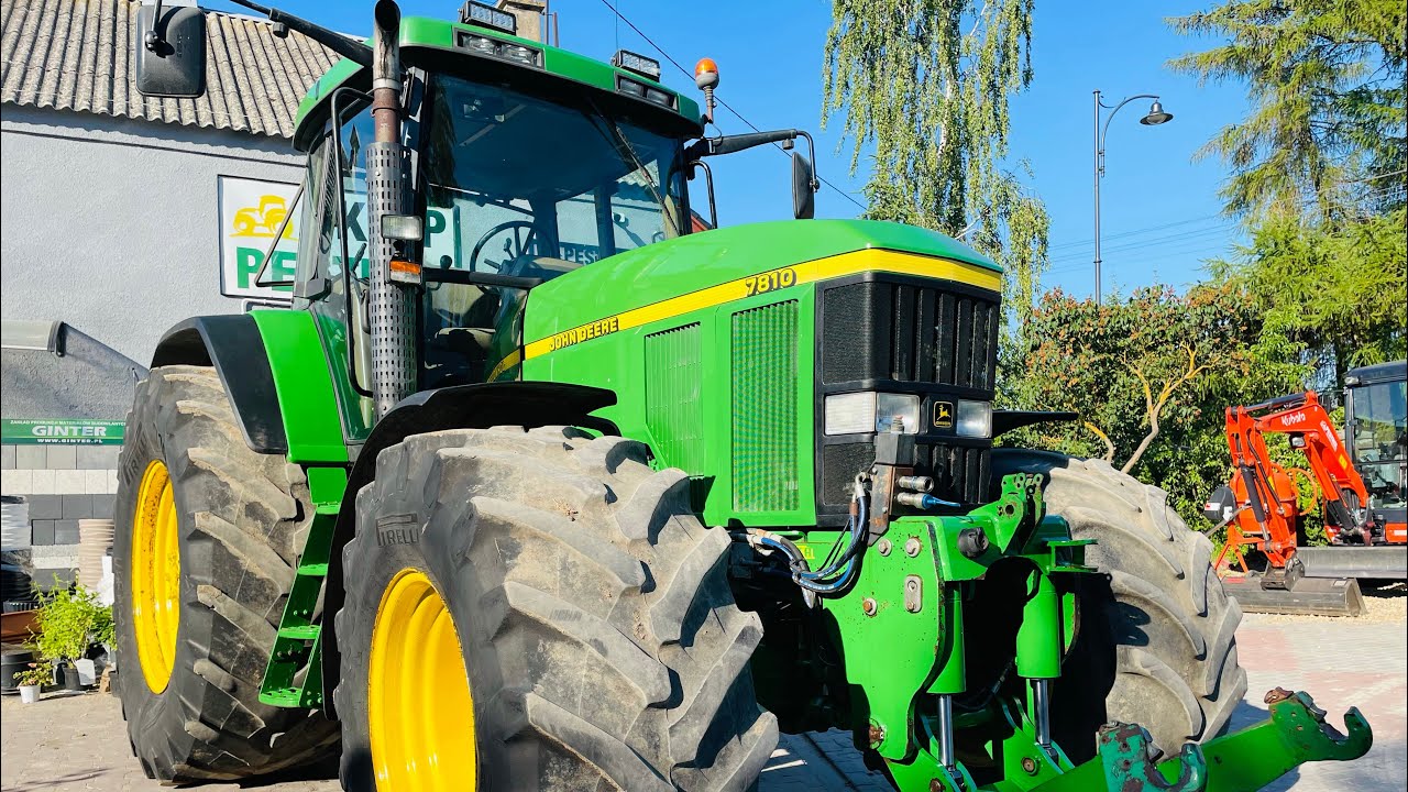 JOHN DEERE 7810, mechaniczna skrzynia, w oryginale! Engine sound! For sale! Prezentacja, *PESTROL*