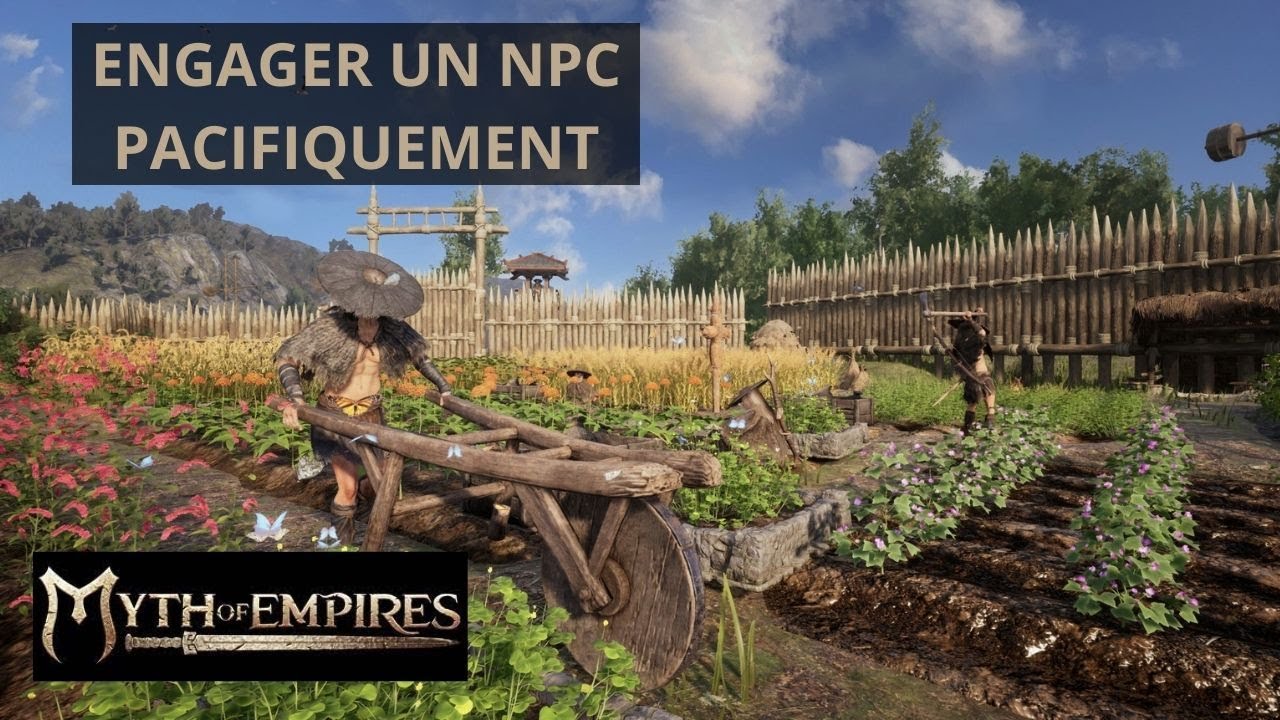 Découvrez comment engager un npc dans myth of empires.