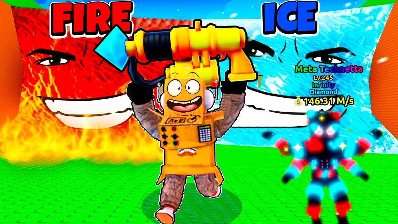 ВОЛНА ОГОНЯ ПРОТИВ ВОЛНЫ ЛЬДА! КТО ПОБЕДИТЬ? ТОП 1 БРЕЙНРОТ 😱 ROBLOX Escape Tsunami Brainrots
