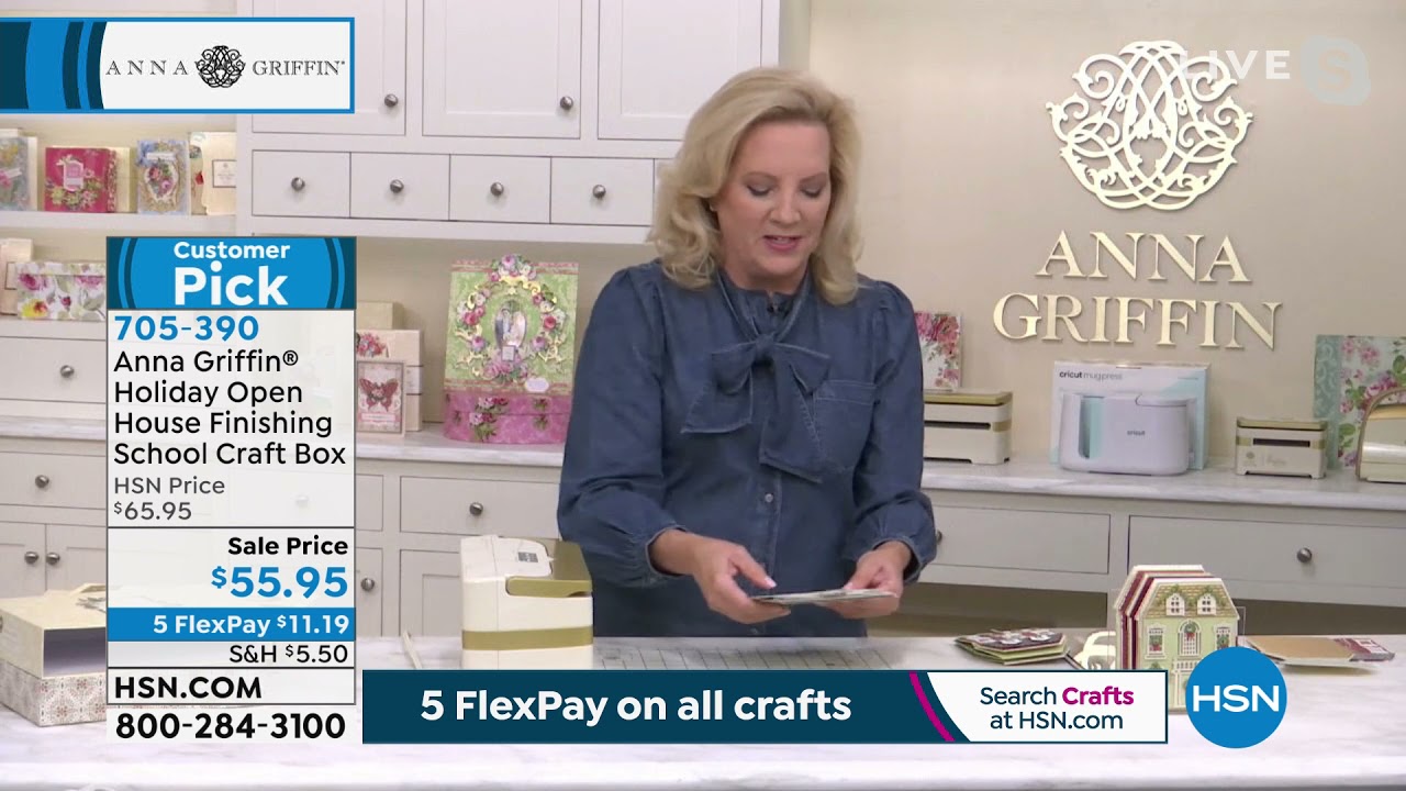 Anna Griffin Holiday Open House Finishing School Craft B...