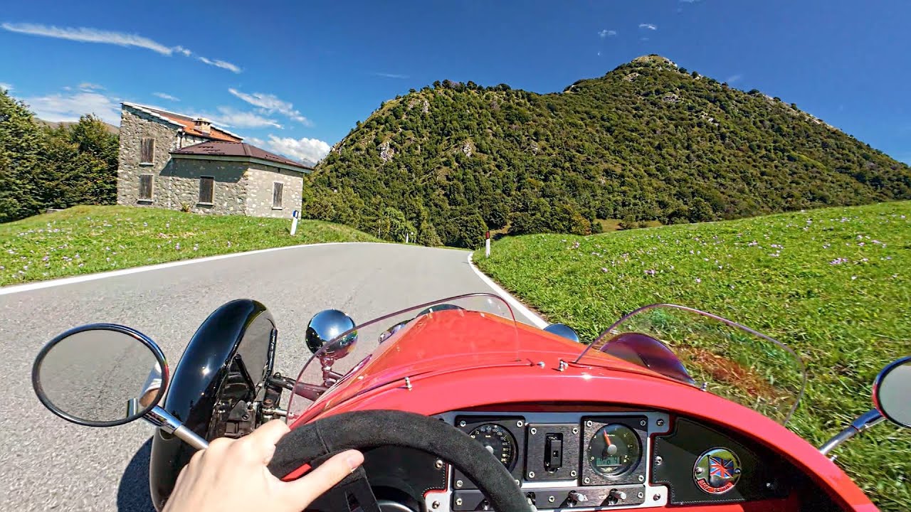 MORGAN 3 WHEELER   |   UP, DOWN & ROUND THE MOUNTAIN chap.1  |   POV DRIVE [4K 60fps]