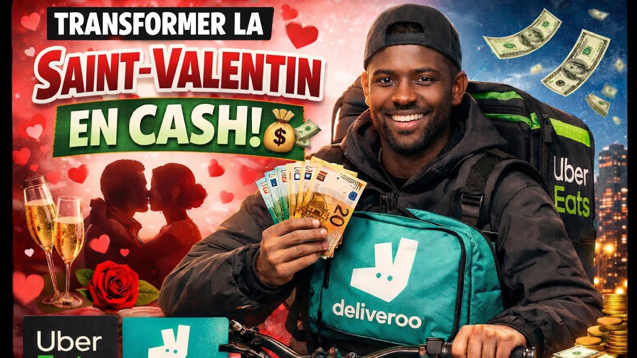 Transformer la Saint-Valentin en cash 💸 (Uber Eats & Deliveroo)