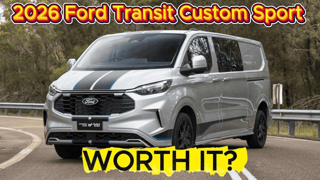 New 2026 Ford Transit Custom Sport Double Cab Review | The Ultimate Work + Crew Van?