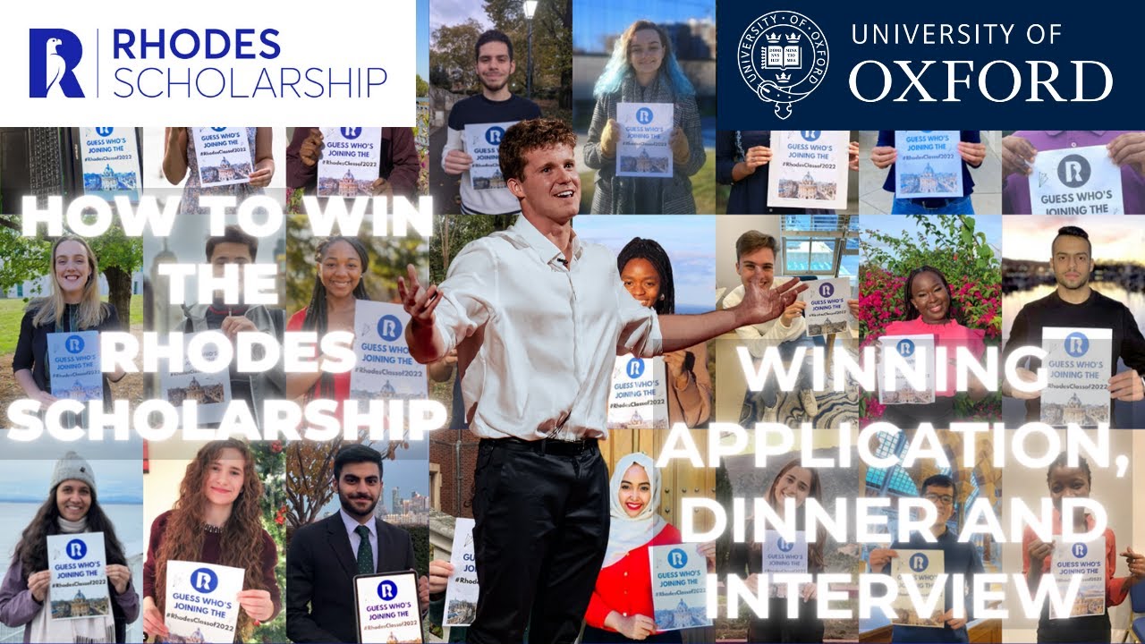 How to WIN the Rhodes Scholarship Explained by a RHODES FINALIST - Application, Dinner, Interview