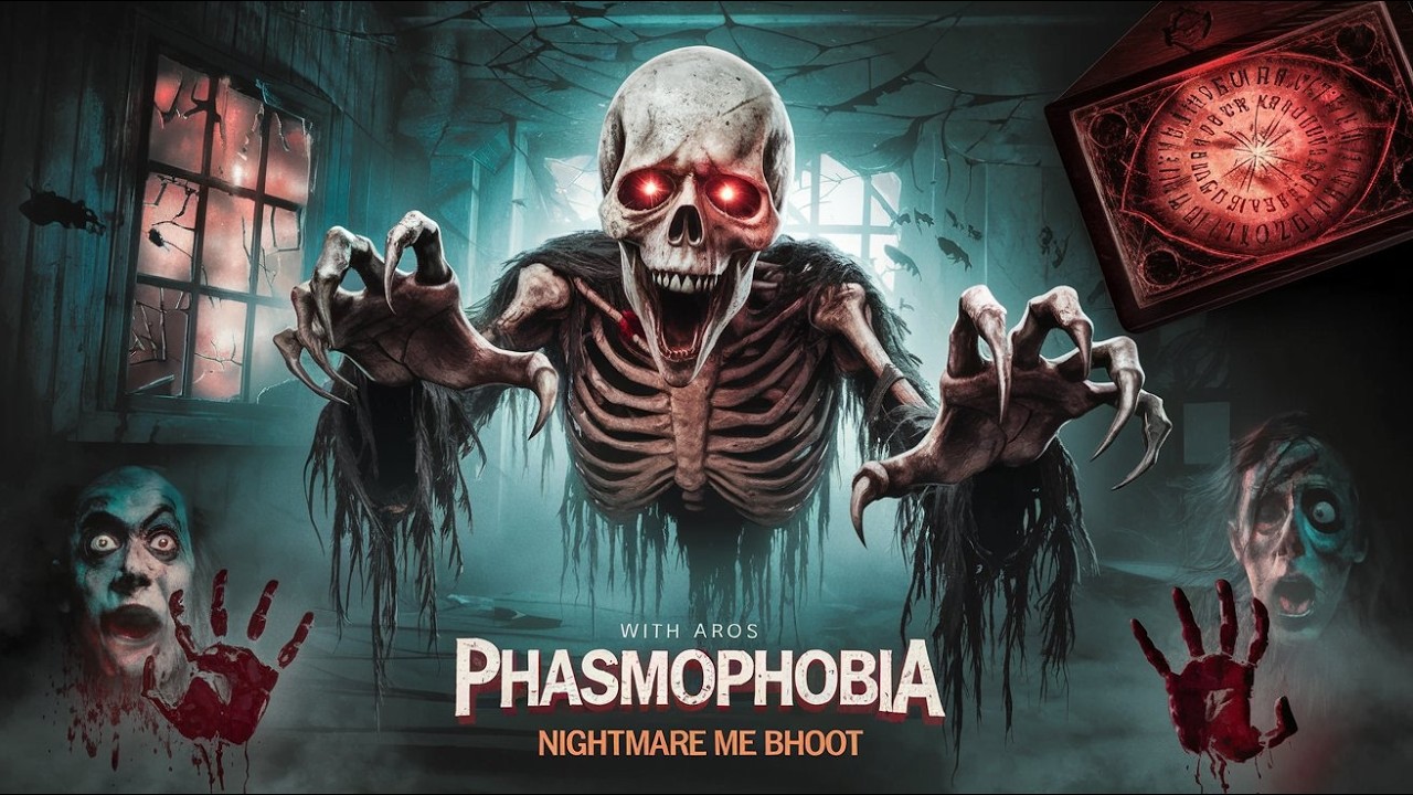 Bhoot aaya kidhar se bhaiii??? / Phasmophobia With Aros! /  #phasmophobia #phasmophobialive