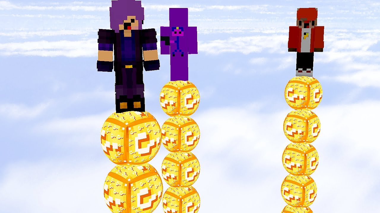 Batalha da Torre de LUCKY BLOCK REDONDO