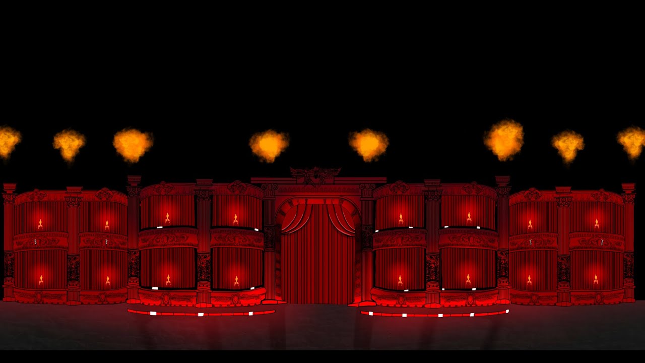 LADY GAGA - BAD ROMANCE ( ANIMATED VISUAL ) THE MAYHEM BALL 