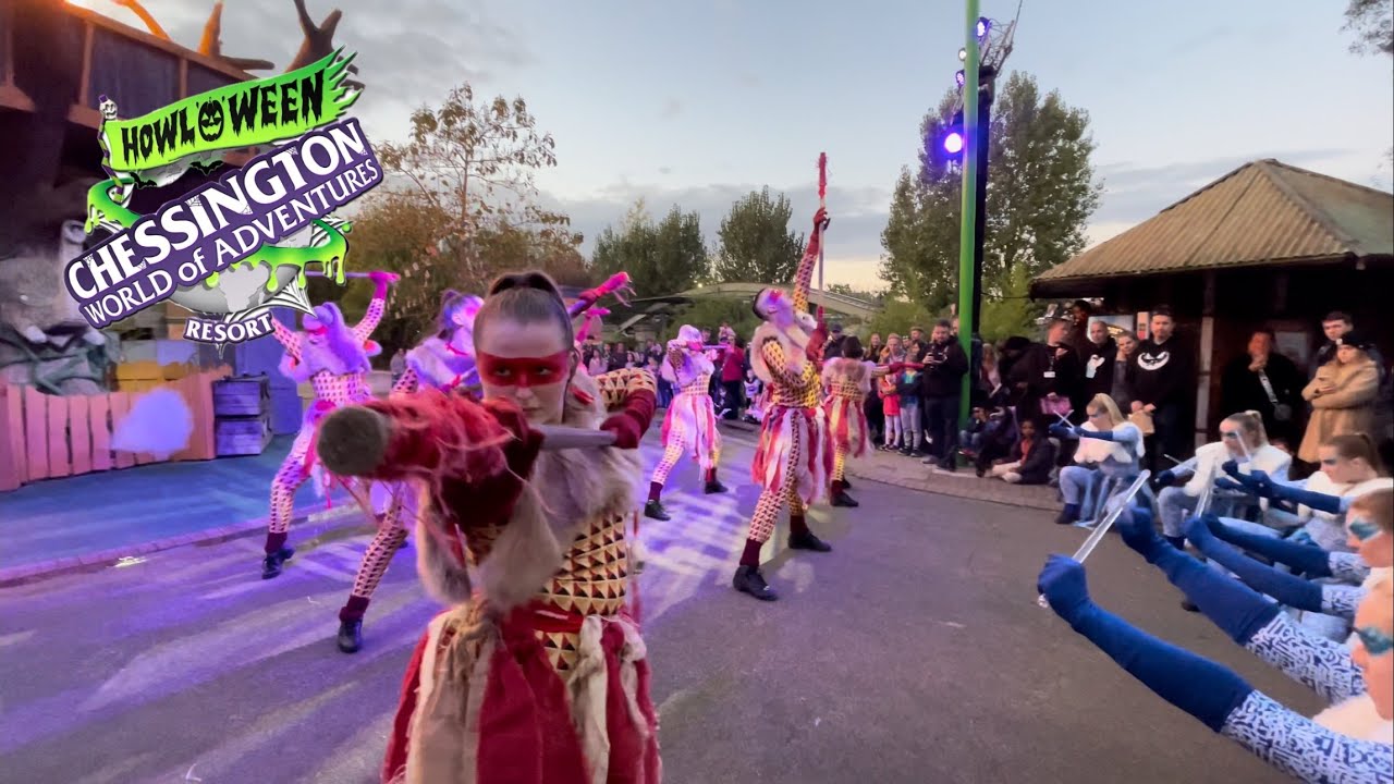 Chessington World of Adventures 2023 Banyan Fire and Ice Full Show Halloween Event [4K]