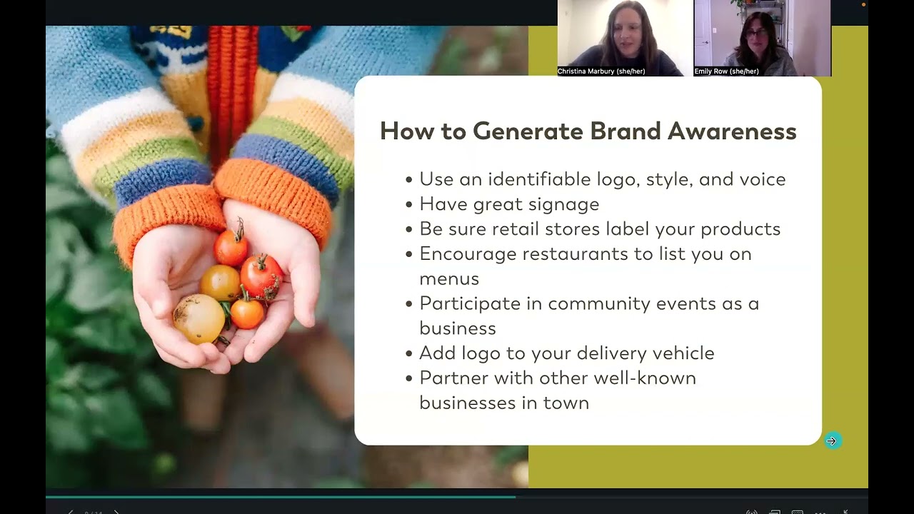 Lecture 37: Marketing Strategies for Your Farm