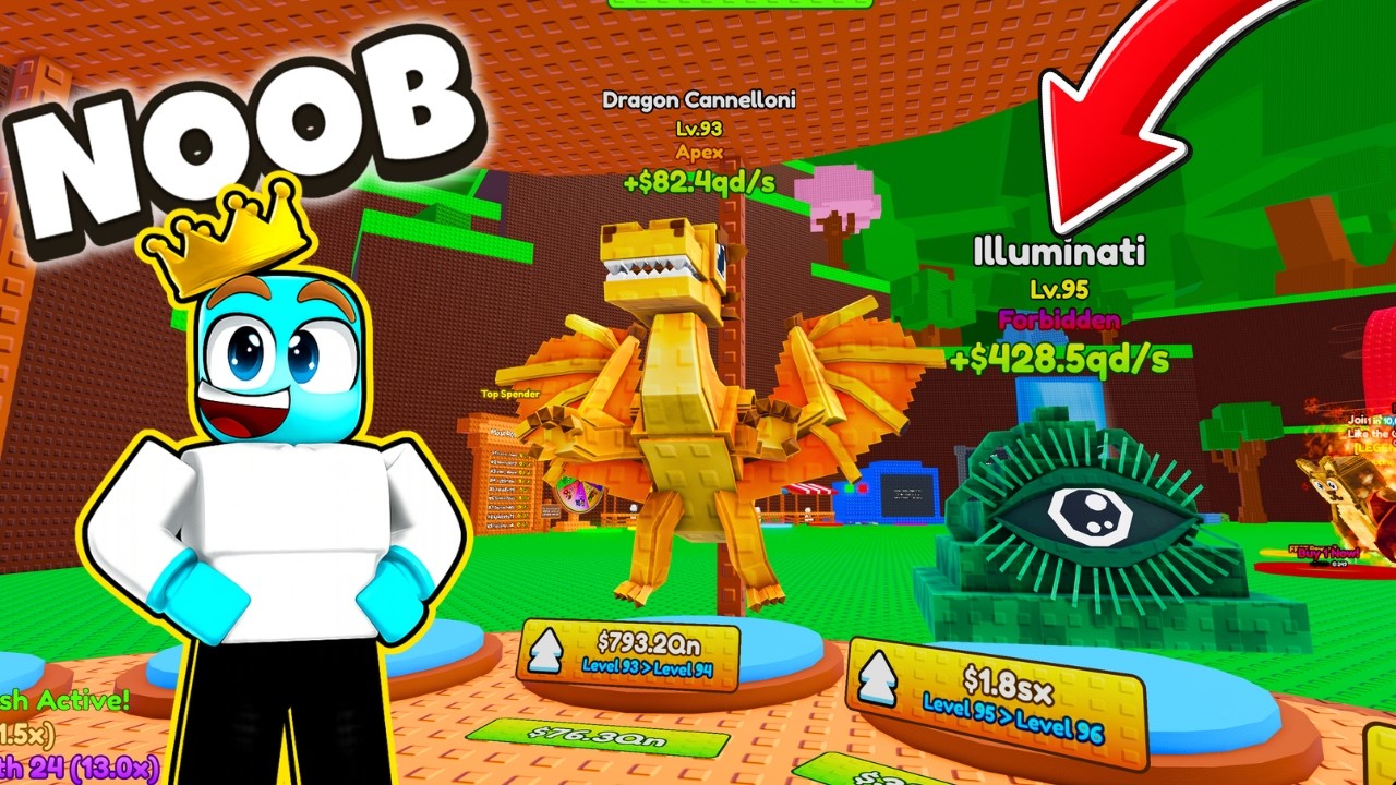 going NOOB to MAX on a NEW Brainrot Game on Roblox!