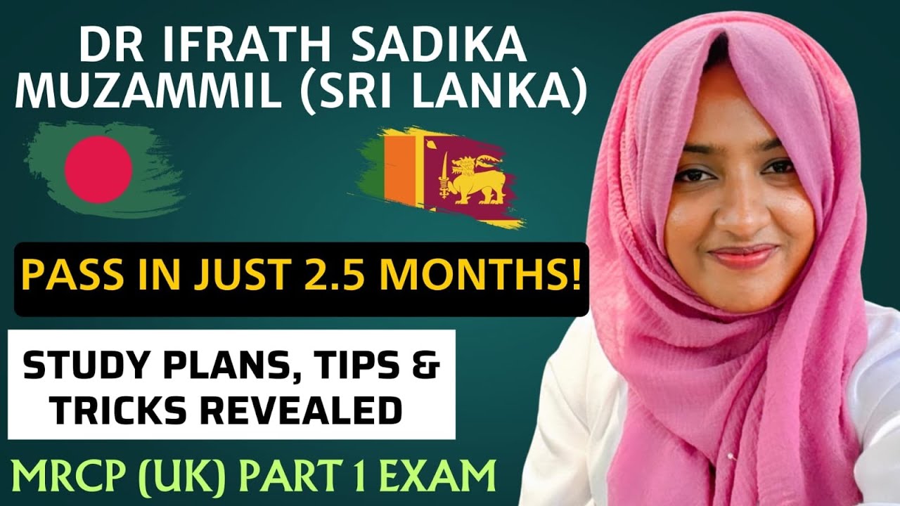MRCP UK PART 1: PASS in Just 2.5 Months! Study Plan, Tips & Tricks Revealed