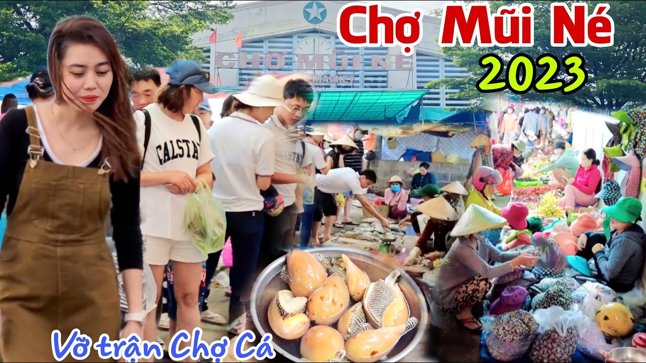 Vỡ Trận CHỢ MŨI NÉ, BÌNH THUẬN Khu Chợ Cá Đông Nghẹt Người Mua - RẺ NGON KHU ẨM THỰC HÚT KHÁCH |KPVL