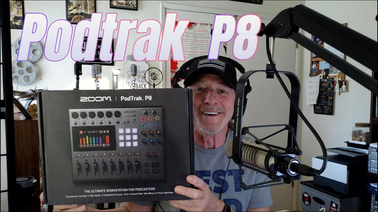 ZOOM Podtrak P8 (Short Overview of Controls and UI)