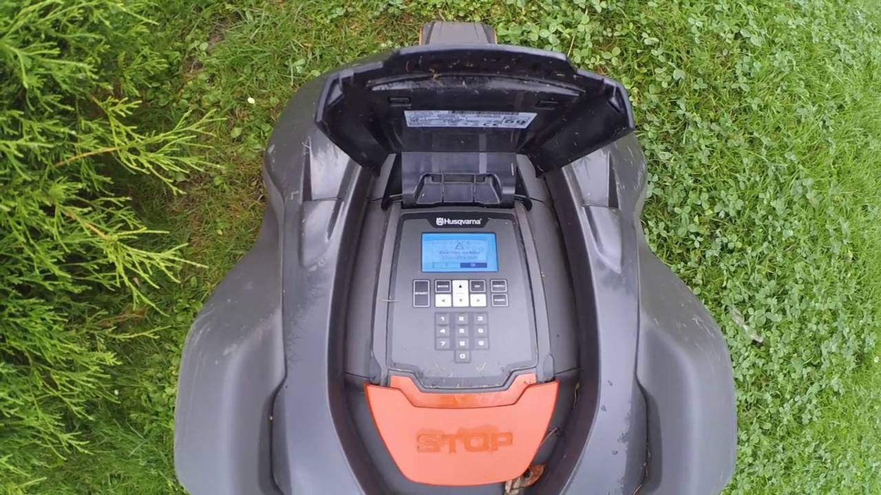 Automower® 450x   ALARM! Mäher angehoben!