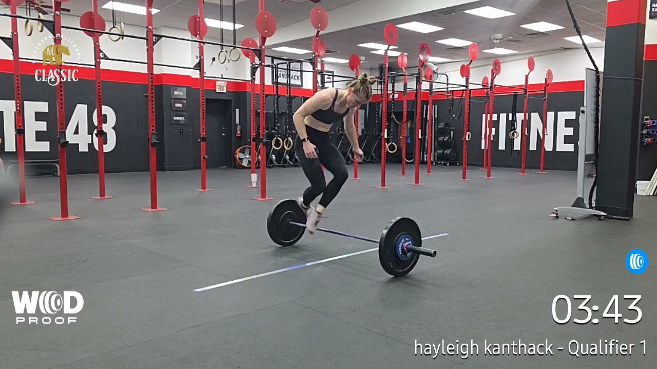 Hayleigh Kanthack, 20 y/o, NORCAL Qualifiers 2026 Workout 1