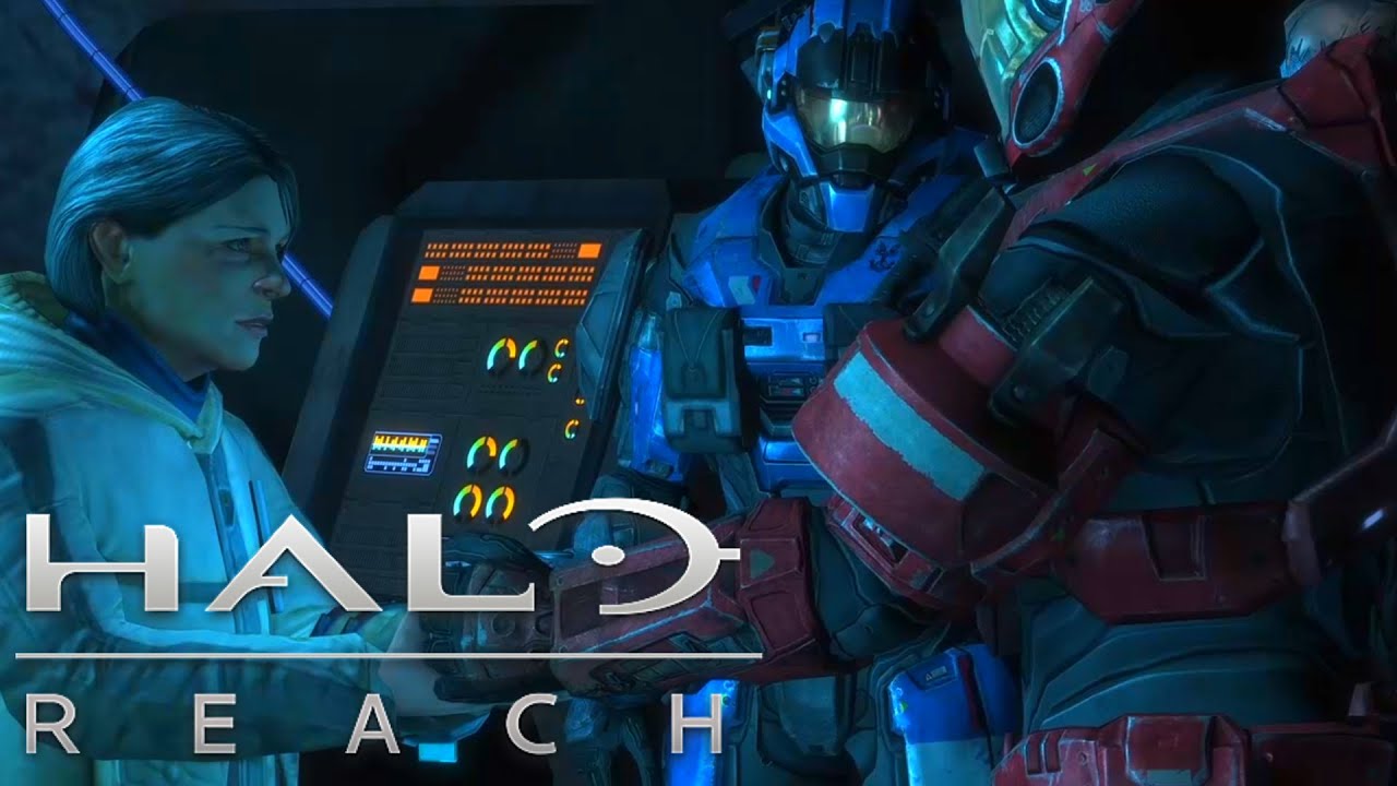 Halo Reach - Cortana Chooses Noble 6, Jun Leaves Cutscene [60 FPS] Xbox Series X