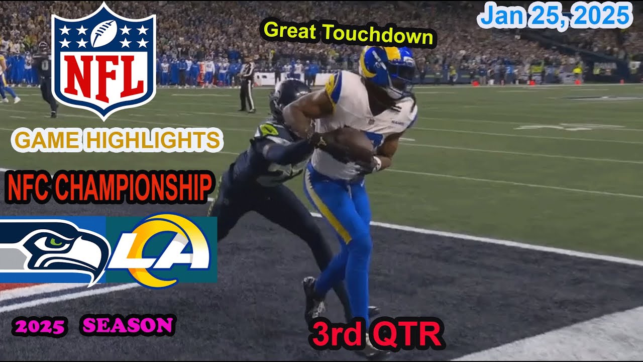 Seattle Seahawks vs Los Angeles Rams Play Offs Game 3rd QTR  Highlights NFL Jan 25, 2025