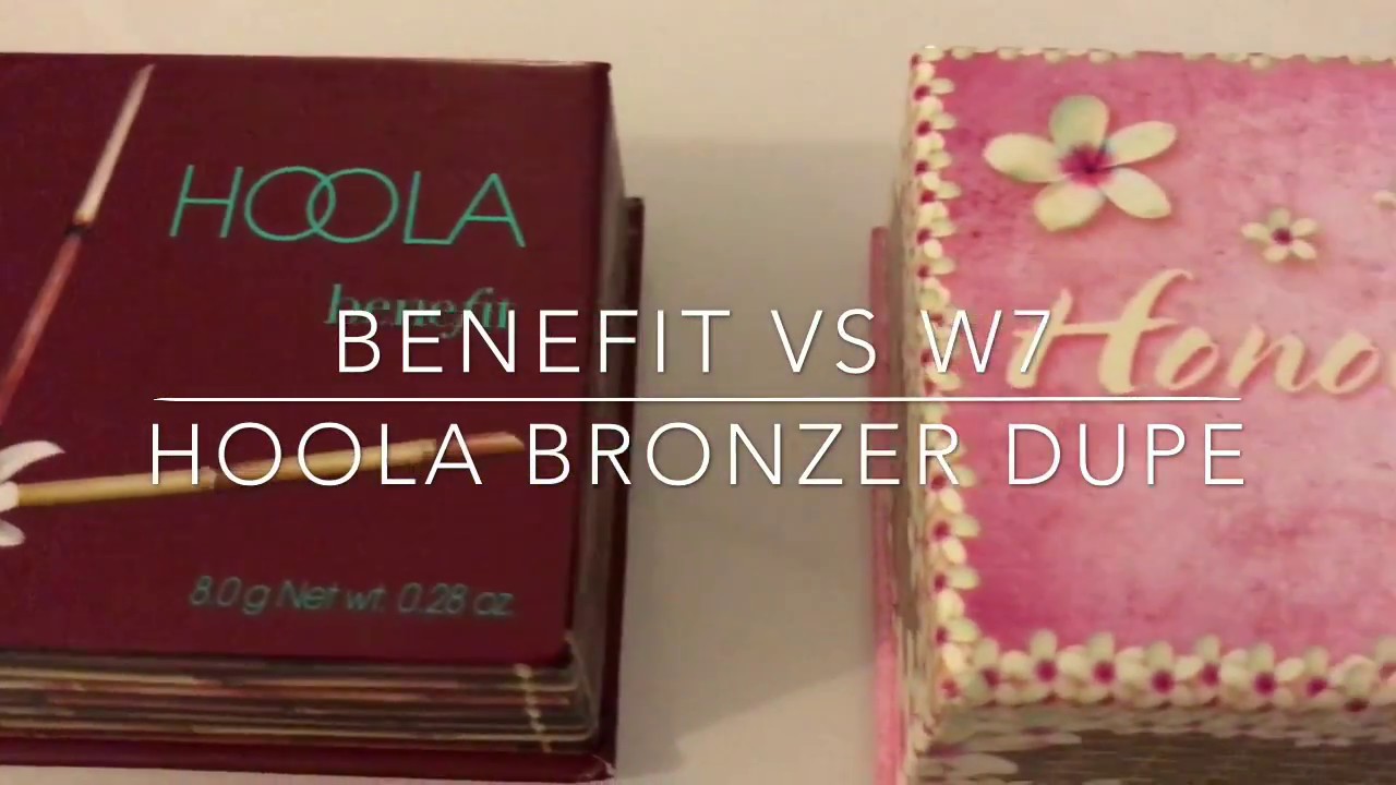 Benefit Hoola VS W7 Honulu Bronzer [REVIEW]