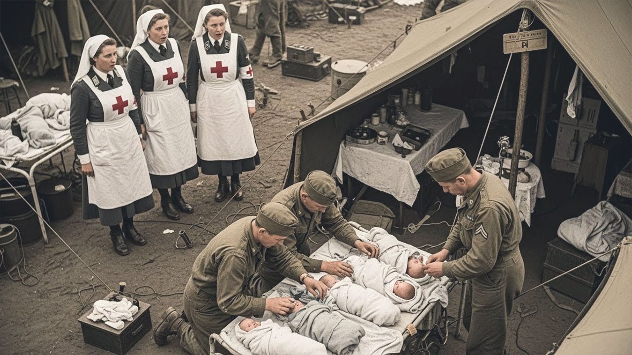 German Nurses Refused to Treat Dying Enemies — Until They Saw American Medics Saving German Babies
