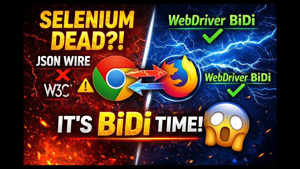 The Death of Selenium as We Know It? (WebDriver BiDi)Secret Language of Browsers
