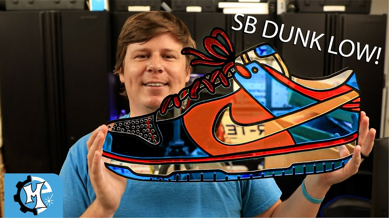 MAKING A CUSTOM NIKE SB DUNK LOW SHOE MIRROR