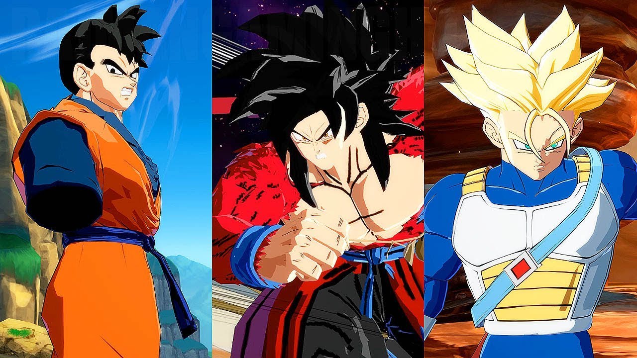 Dragon Ball FighterZ - Xeno Goku/Future Gohan/Armored Trunks Dramatic Finishes @ 1440p (60ᶠᵖˢ) QHD ✔