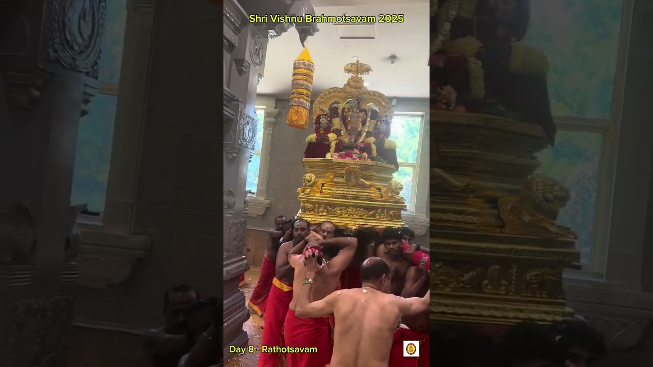 Shri Vishnu Brahmotsavam 2025 HIGHLIGHTS | Hindu Society of Victoria | Shri Shiva Vishnu Temple