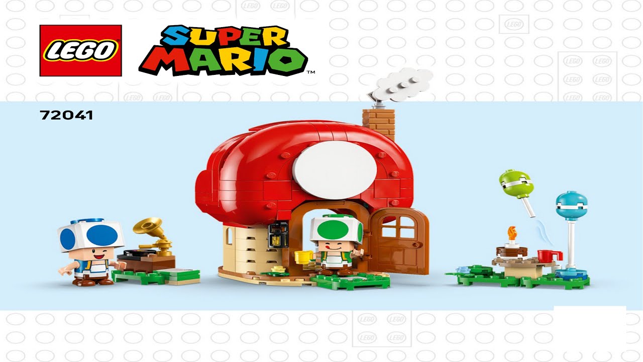 LEGO Instructions - Super Mario - 72041 - Party at Toad's House - Expansion Set