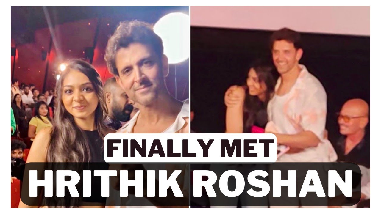 Finally met Hrithik Roshan | My Dream comes True❤️