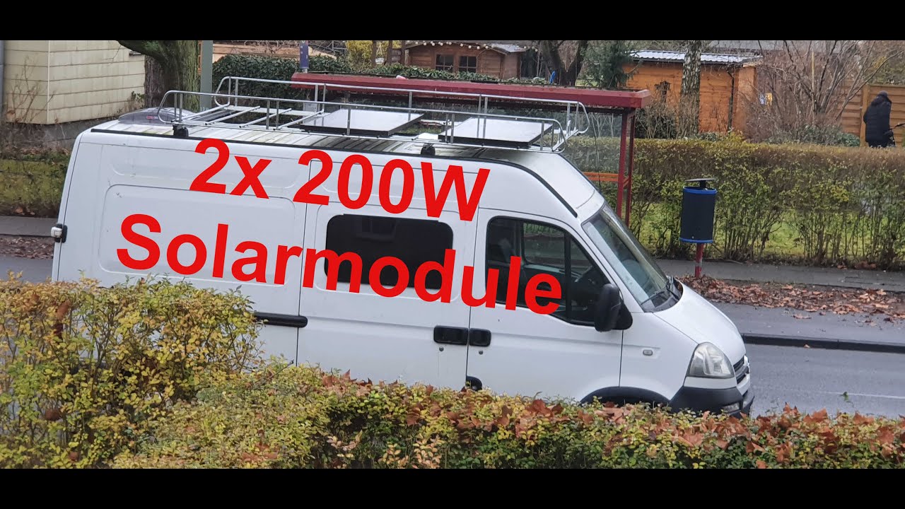 Folge 9:Montage der Solarmodule von 
