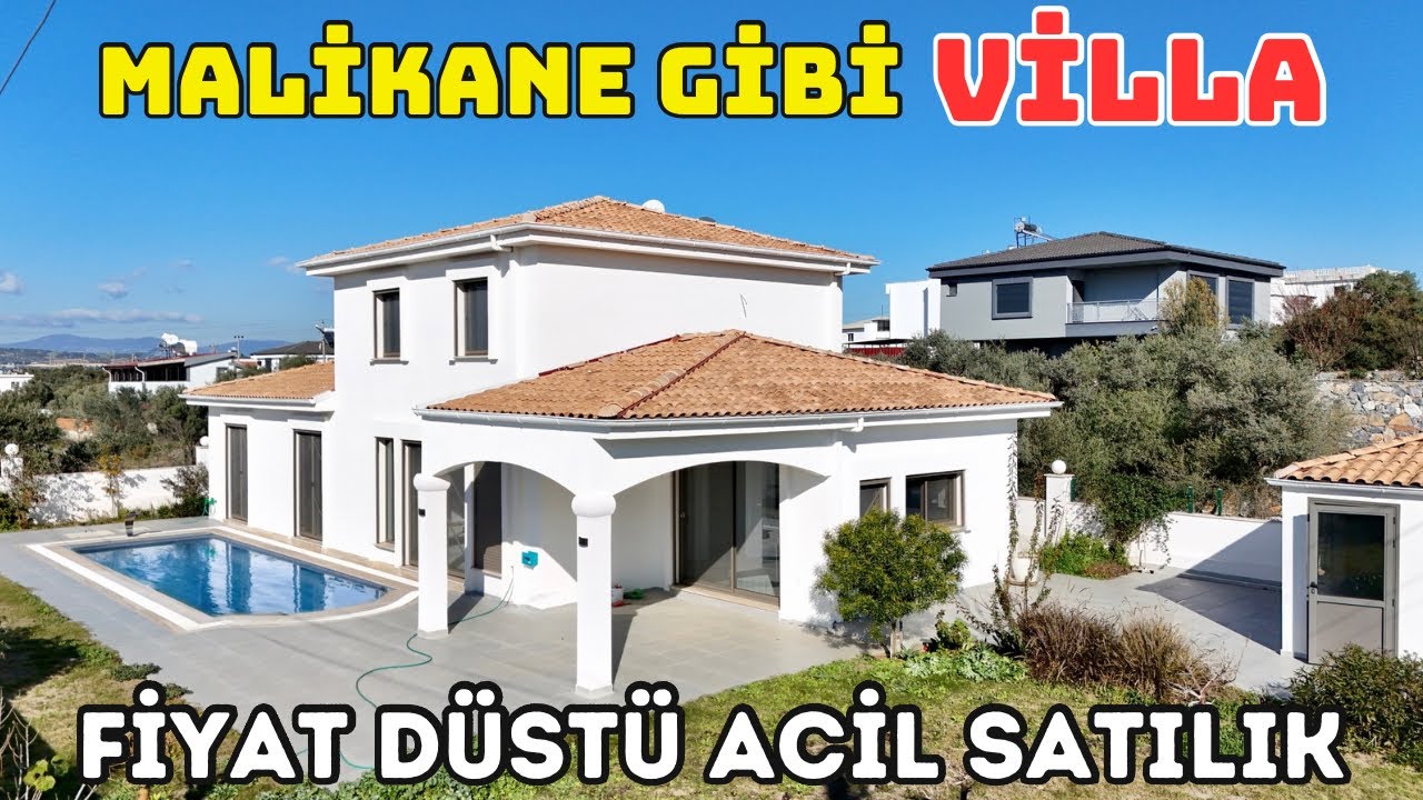 Fiyat Düştü 700 m2 Arsa İçinde Lüks Villa Turu Özel Yapım D-13