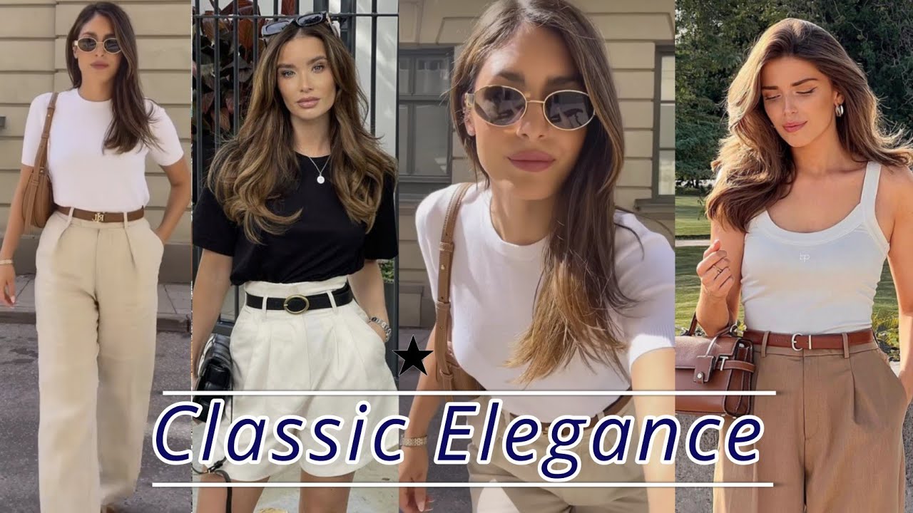 CÓMO VESTIR DECENTE ELEGANTE Y DELICADA EN PRIMAVERA VERANO OUTFITS OLD MONEY CLIMA CÁLIDO