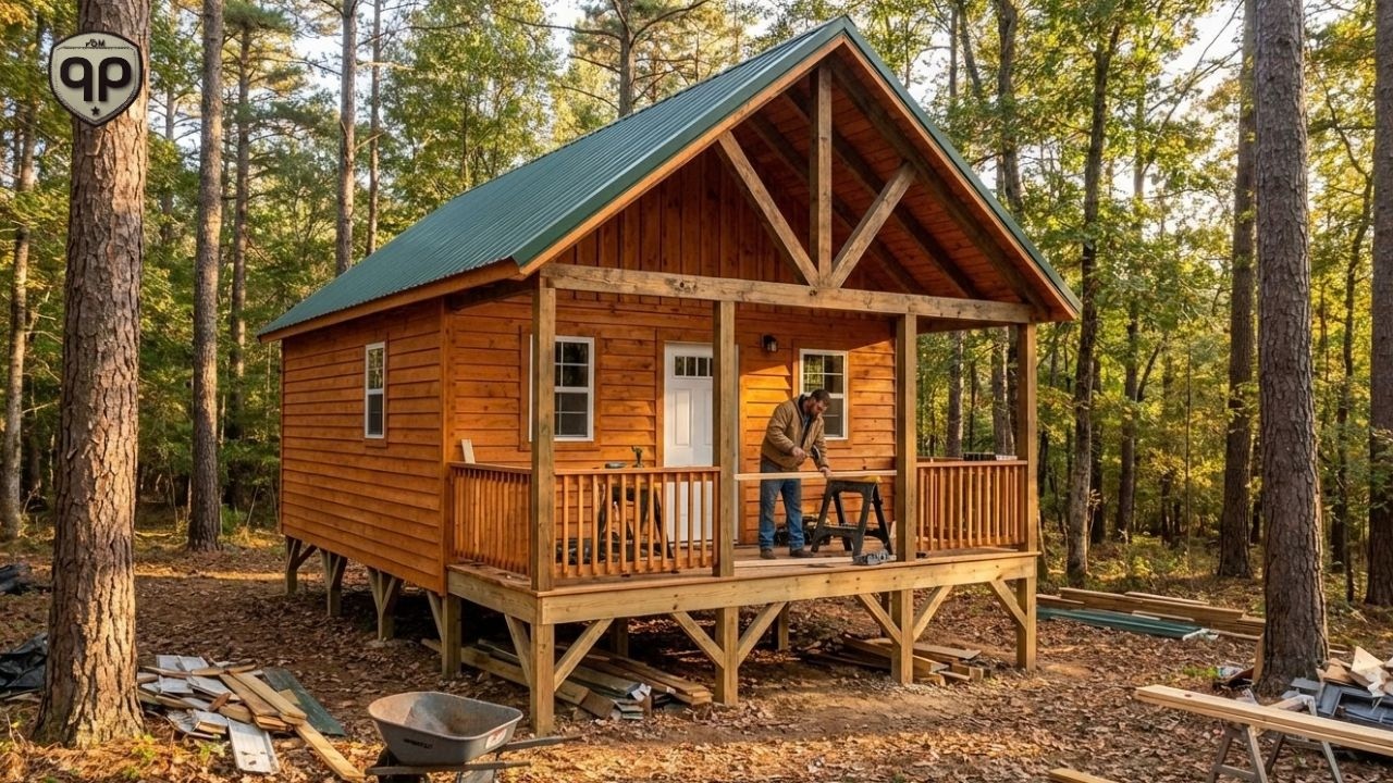 Building a Simple Wooden House Step by Step