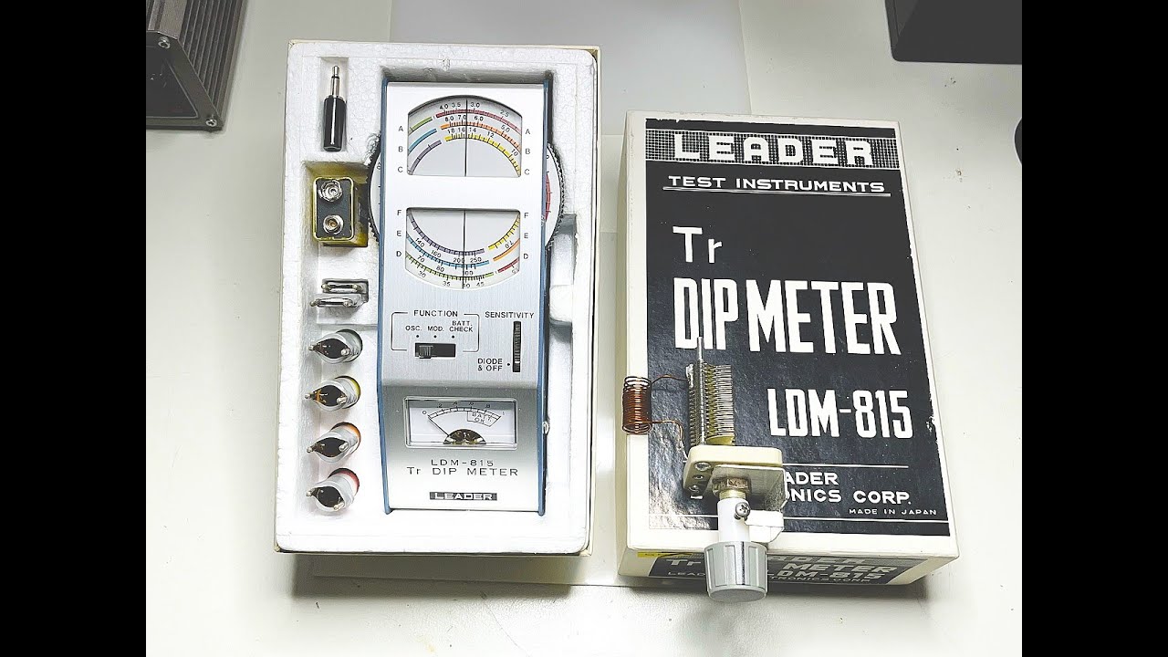 GRID DIP METER (GDO) Part1; History + LEADER LDM-815 Teardown and Tests