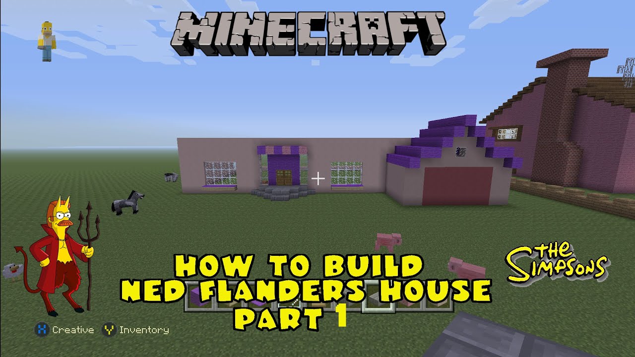 Minecraft How To Build The Flanders House Part 1