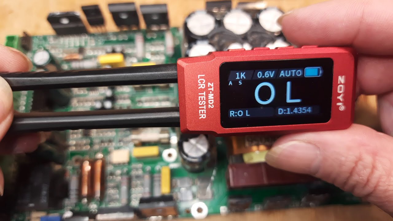 ZOYI ZT MD2 LCR tester пинцет, впечатления по первому дню, внутрисхемные измерения