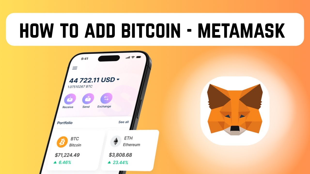 How to Add Bitcoin to Metamask Wallet (Easy) 2025