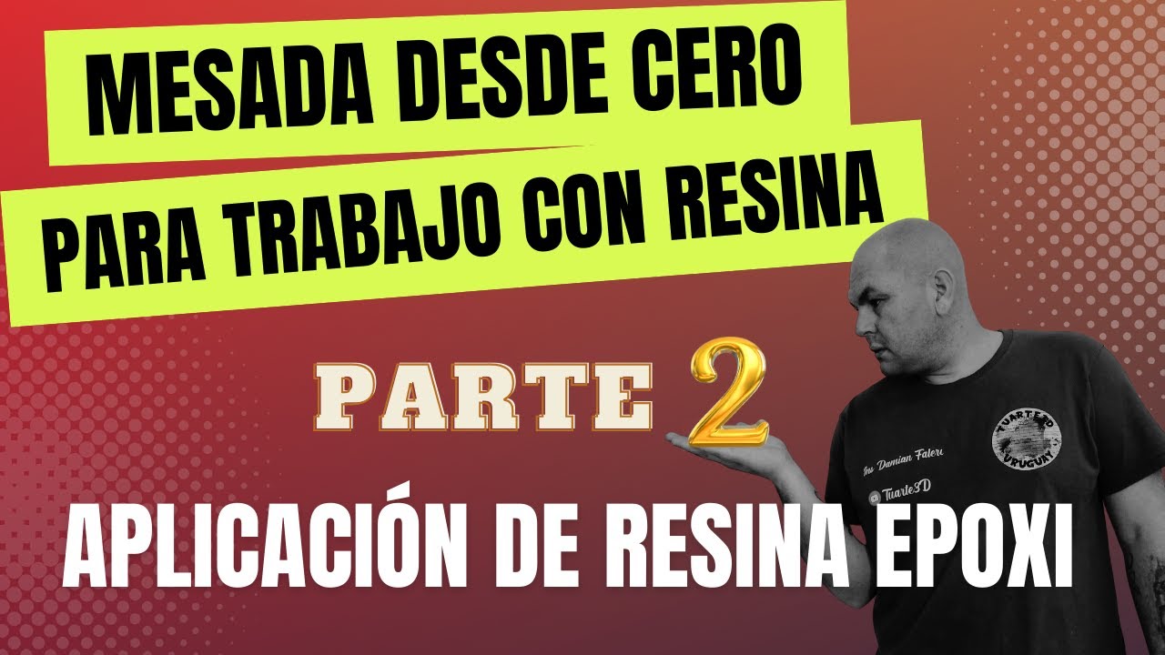 MESADA DESDE CERO PARTE 2 / APLICACIÓN DE BASE NIVELADORA Y RESINA EPOXI