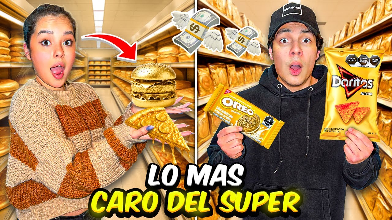 COMPRANDO LO MÁS CARO DE CADA PASILLO DEL SUPERMERCADO - Barbie Pvm
