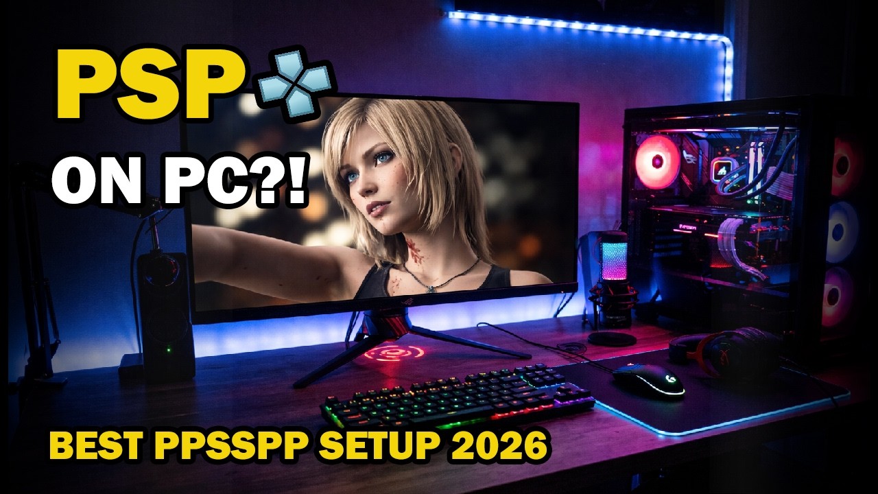 Complete PPSSPP Emulator Setup : Best Settings to Play PSP Games on PC With HD Graphics