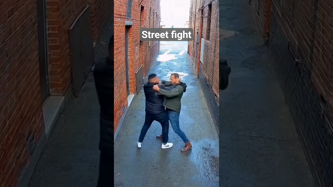 Street Fight caught on camera #cctv #cctvfootages #shorts